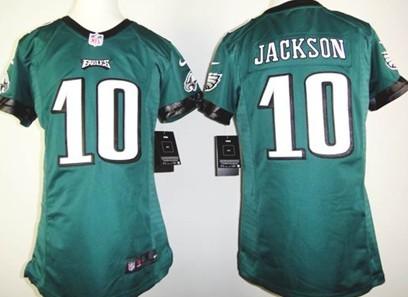 Nike Dark Green youths Game Jersey Philadelphia Eagles 10 DeSean Jackson